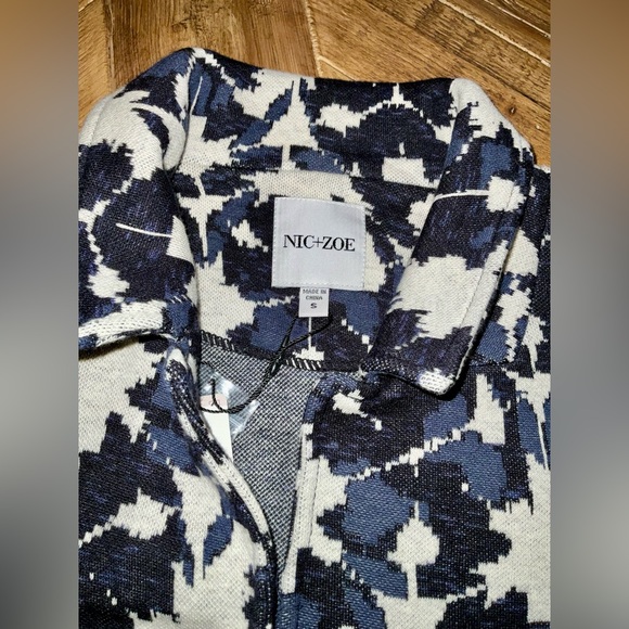 Nic + Zoe Mosaic Mix Knit Blazer - NWT - Size Small - Picture 14 of 14